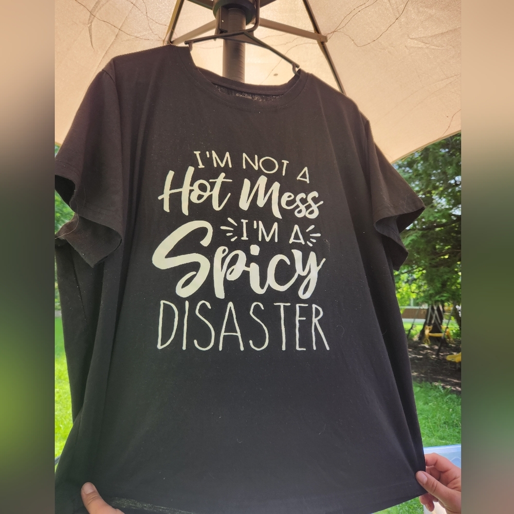 SHEIN Black Casual Tee